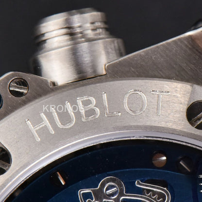 Big Bang Unico 45mm Blue Ceramic Skeleton Dial Black - Authentic Movement