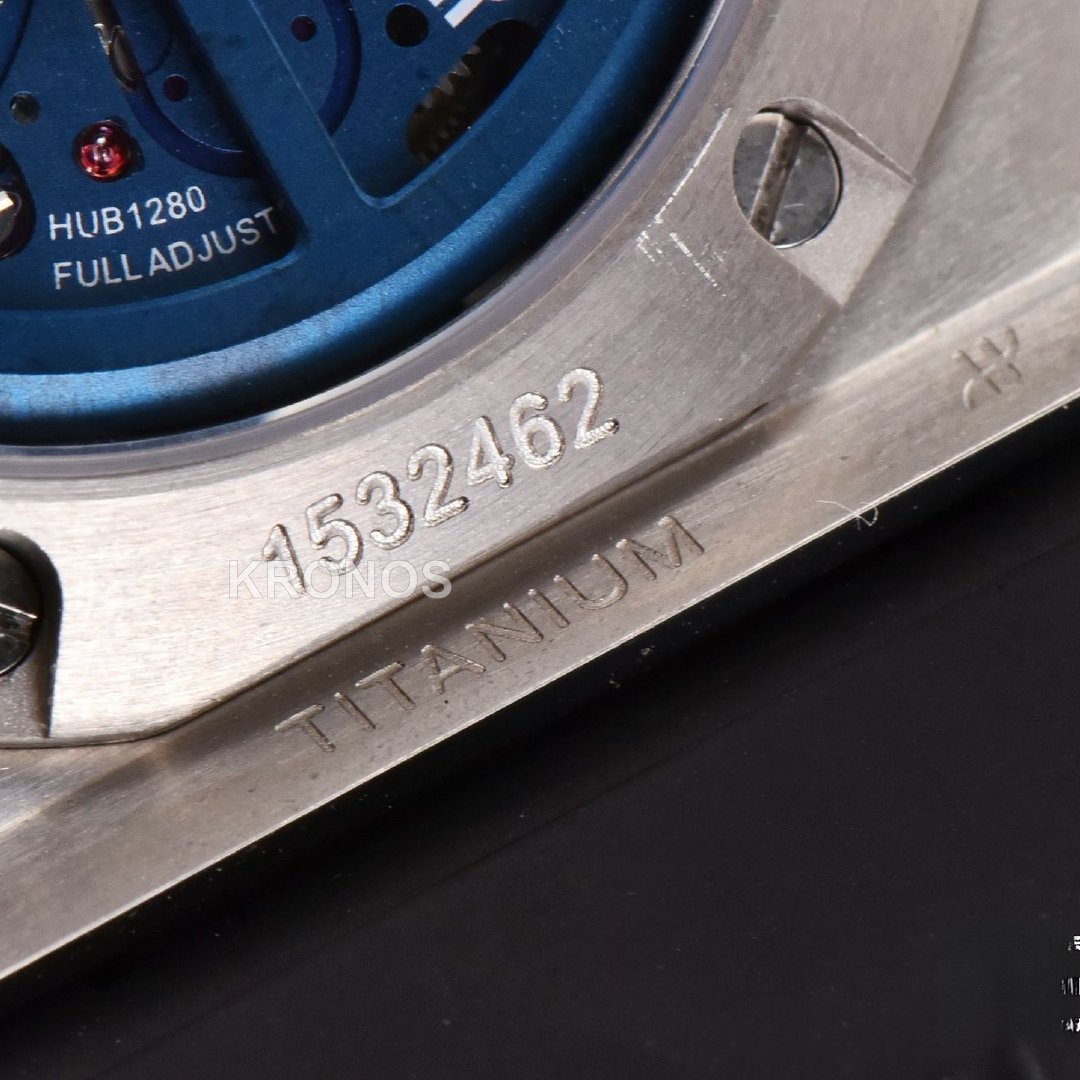Big Bang Unico 45mm Blue Ceramic Skeleton Dial Black - Authentic Movement