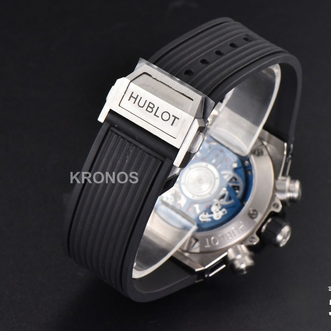 Big Bang Unico 45mm Blue Ceramic Skeleton Dial Black - Authentic Movement