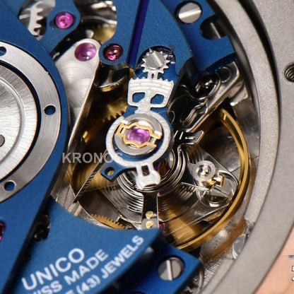 Big Bang Unico 45mm Blue Ceramic Skeleton Dial Black A1280 - Authentic Movement