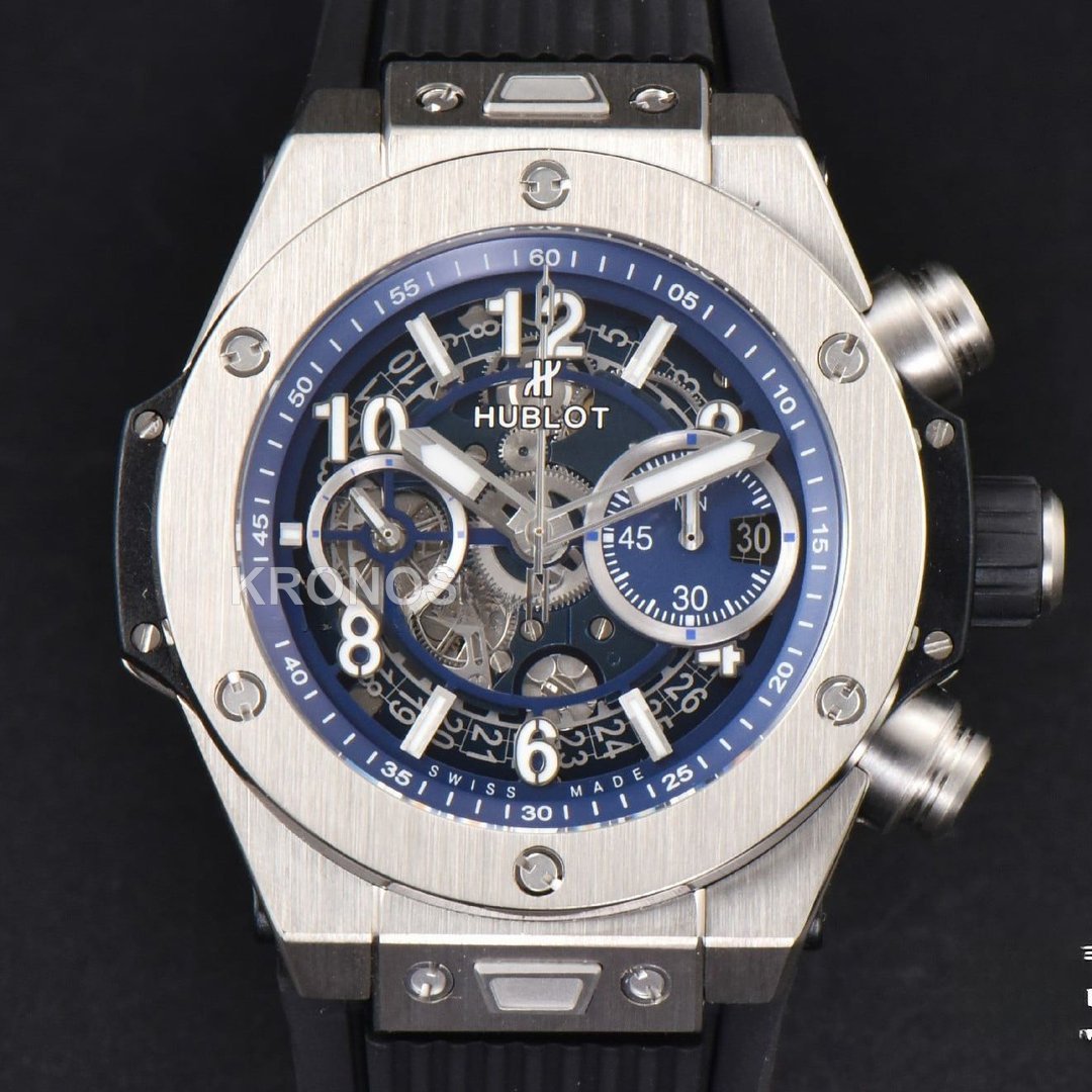Big Bang Unico 45mm Skeleton Dial Black A1280 - Authentic Movement