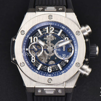 Big Bang Unico 45mm Skeleton Dial Black A1280 - Authentic Movement