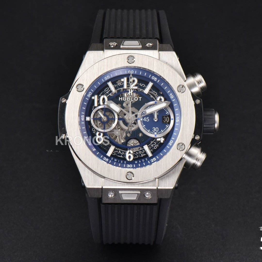 Big Bang Unico 45mm Skeleton Dial Black A1280 - Authentic Movement