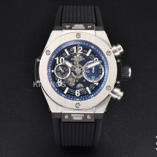Big Bang Unico 45mm Skeleton Dial Black A1280 - Authentic Movement