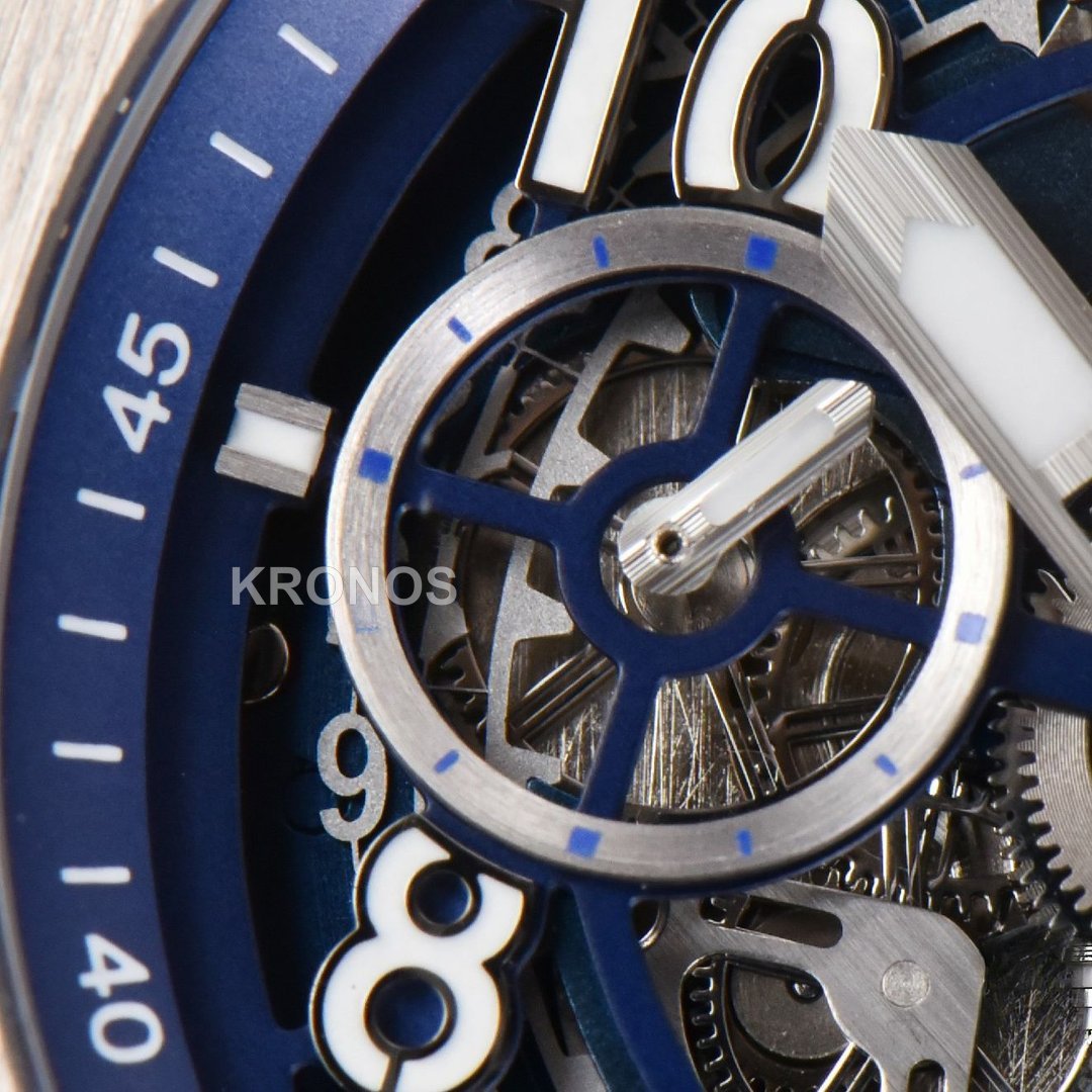 Big Bang Unico 45mm Skeleton Dial Black A1280 - Authentic Movement