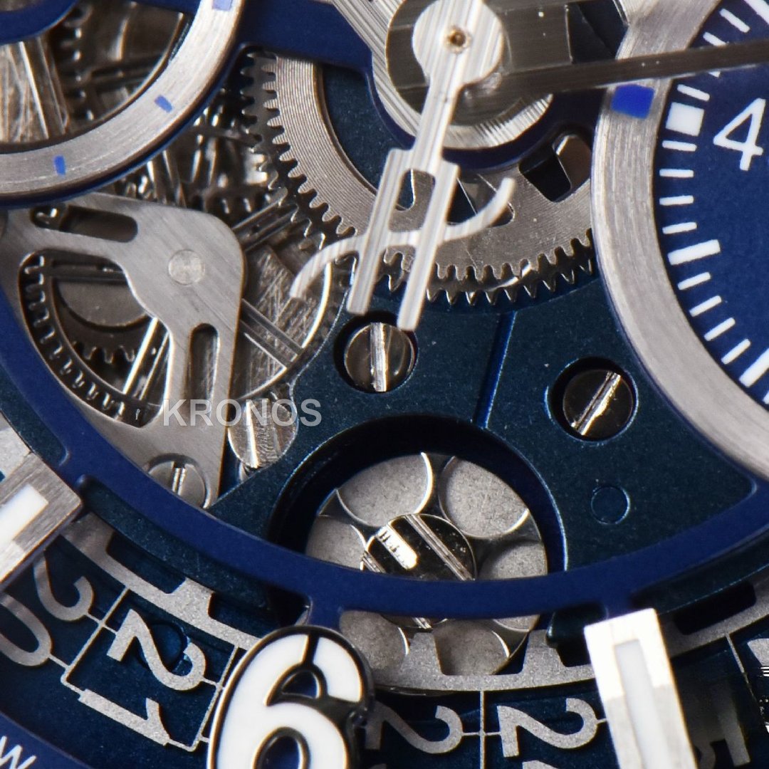 Big Bang Unico 45mm Skeleton Dial Black A1280 - Authentic Movement