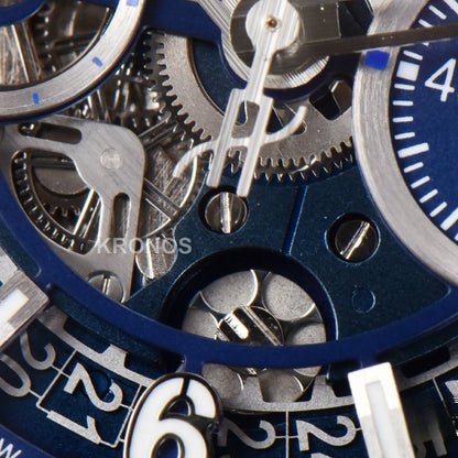 Big Bang Unico 45mm Skeleton Dial Black A1280 - Authentic Movement