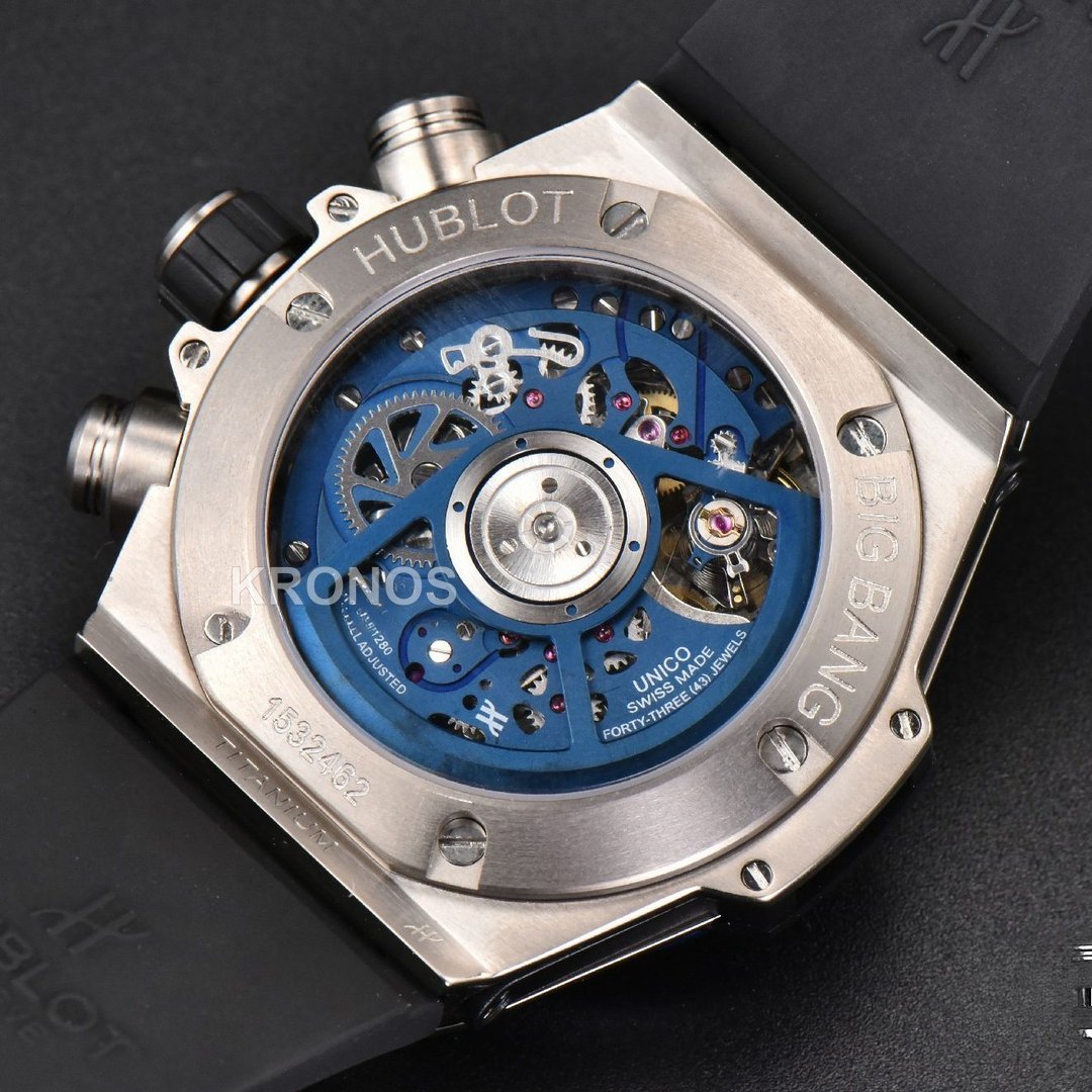 Big Bang Unico 45mm Skeleton Dial Black A1280 - Authentic Movement