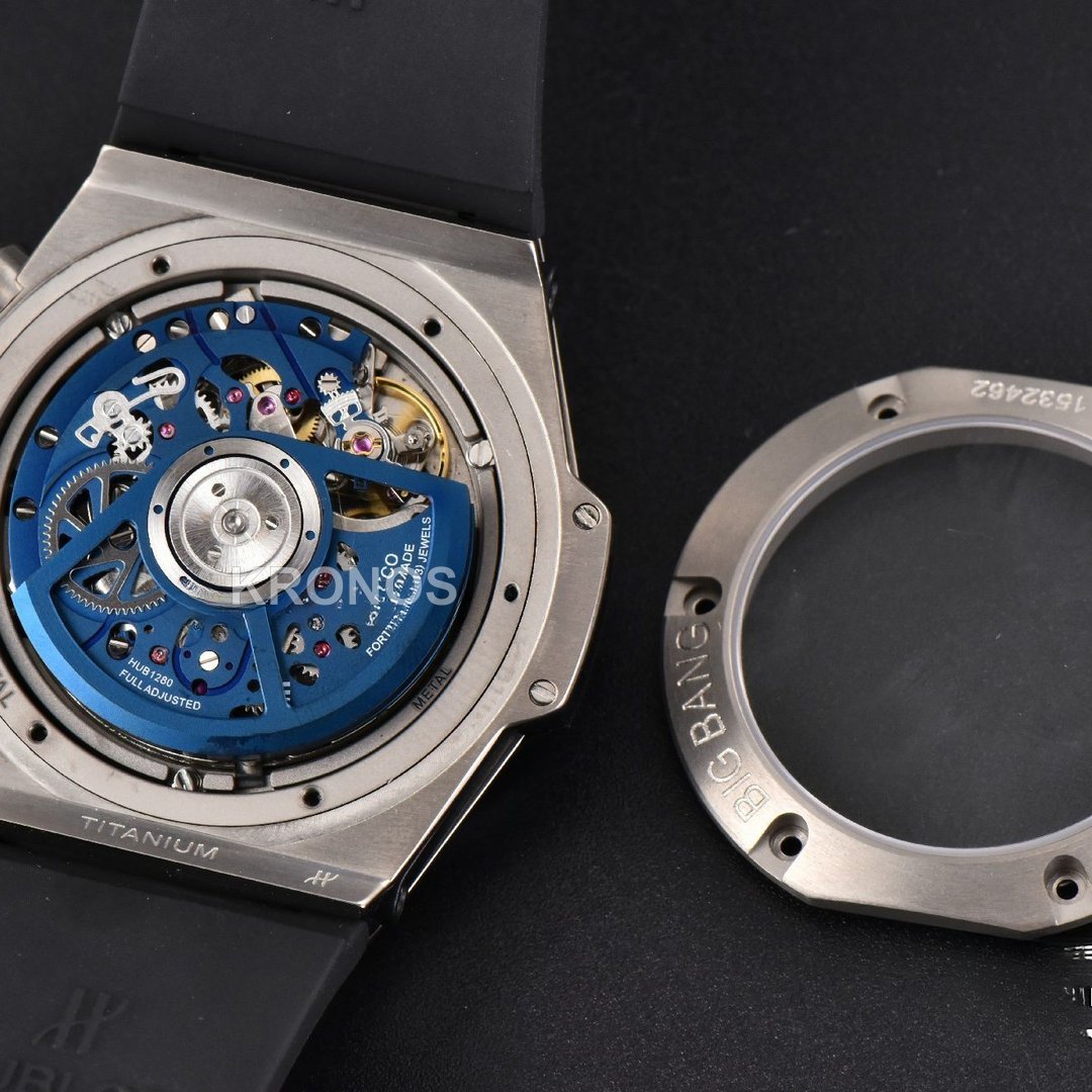 Big Bang Unico 45mm Skeleton Dial Black A1280 - Authentic Movement