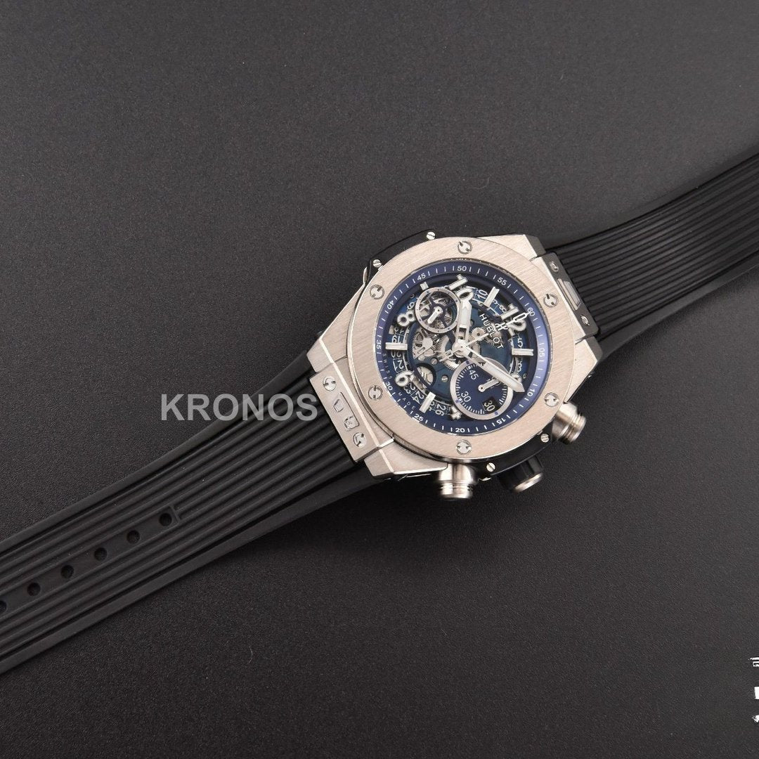 Big Bang Unico 45mm Skeleton Dial Black A1280 - Authentic Movement