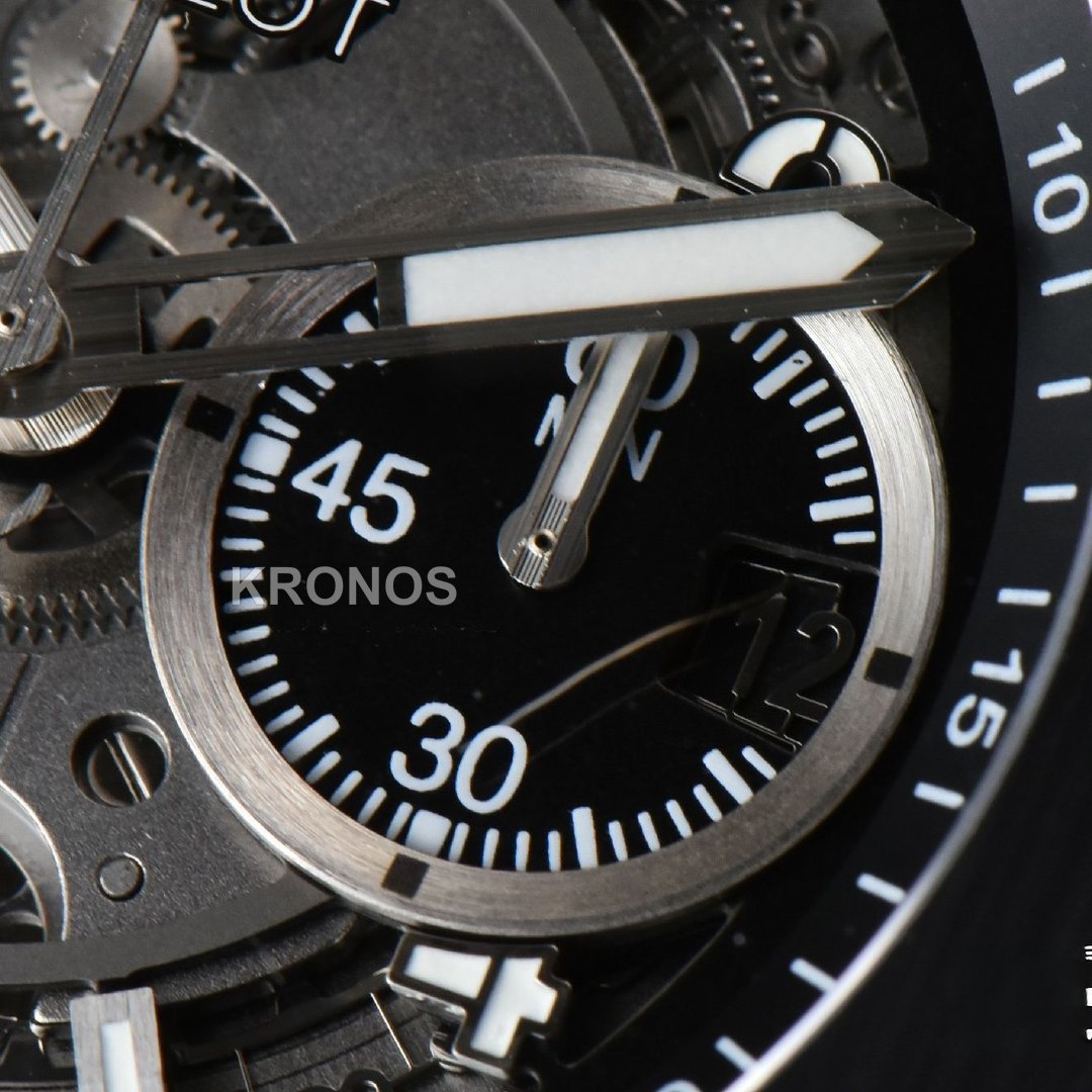 Big Bang Unico 45mm Skeleton Dial Ceramic Black A1280 - Authentic Movement