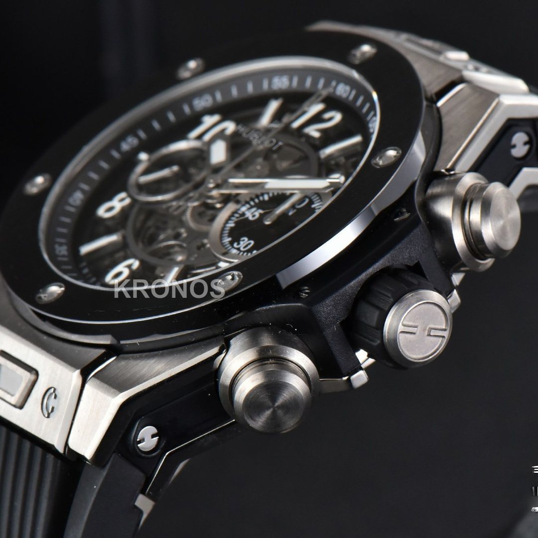 Big Bang Unico 45mm Skeleton Dial Ceramic Black A1280 - Authentic Movement