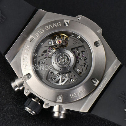 Big Bang Unico 45mm Skeleton Dial Ceramic Black A1280 - Authentic Movement