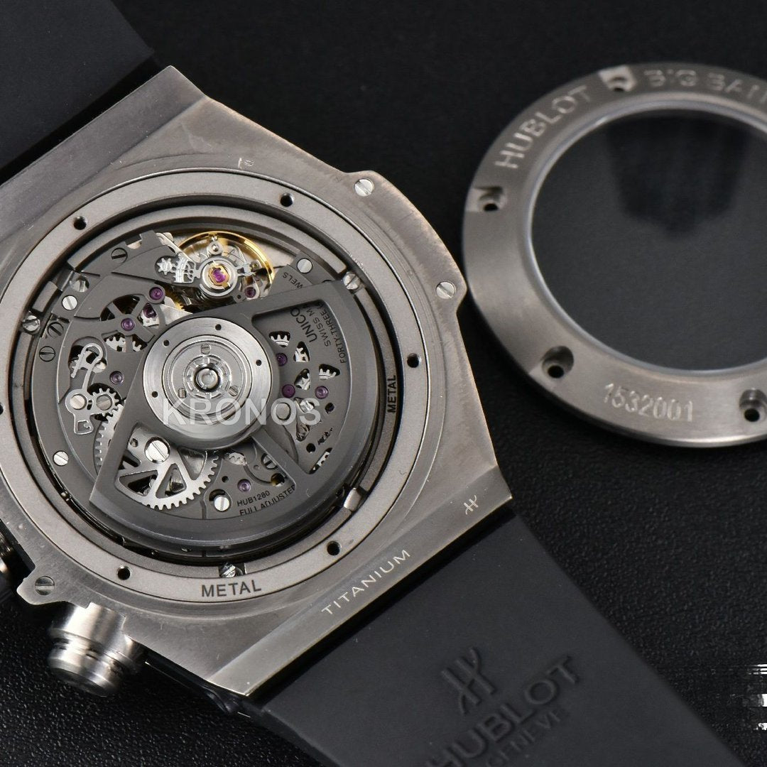 Big Bang Unico 45mm Skeleton Dial Ceramic Black A1280 - Authentic Movement