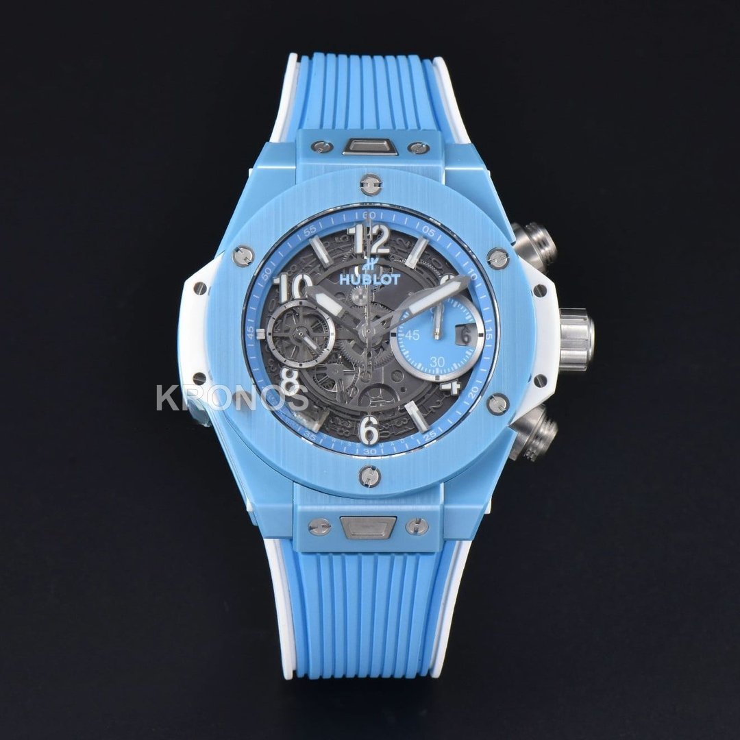 Big Bang Unico Blue Magic Ceramic 44mm Skeleton Dial Blue - Authentic Movement