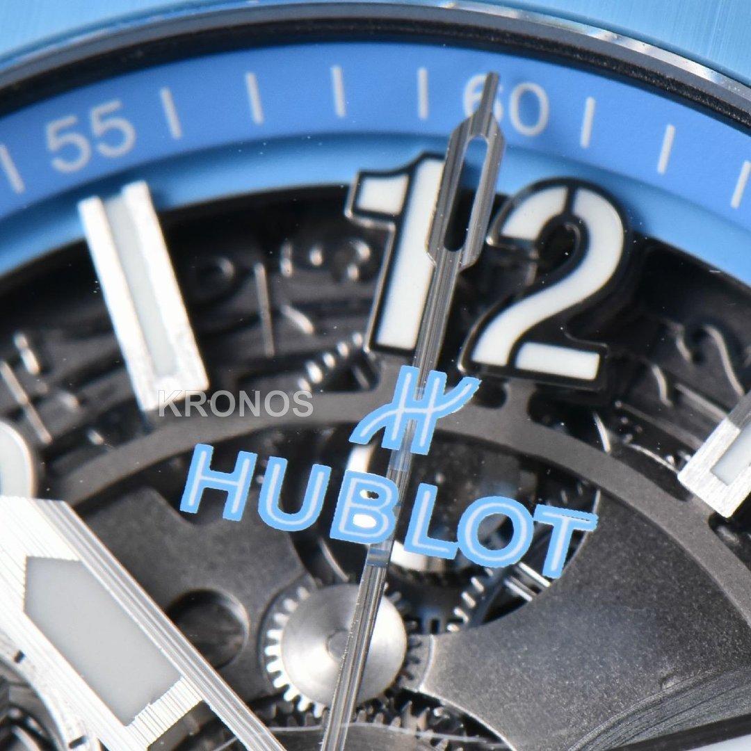 Big Bang Unico Blue Magic Ceramic 44mm Skeleton Dial Blue - Authentic Movement