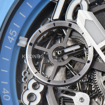 Big Bang Unico Blue Magic Ceramic 44mm Skeleton Dial Blue - Authentic Movement
