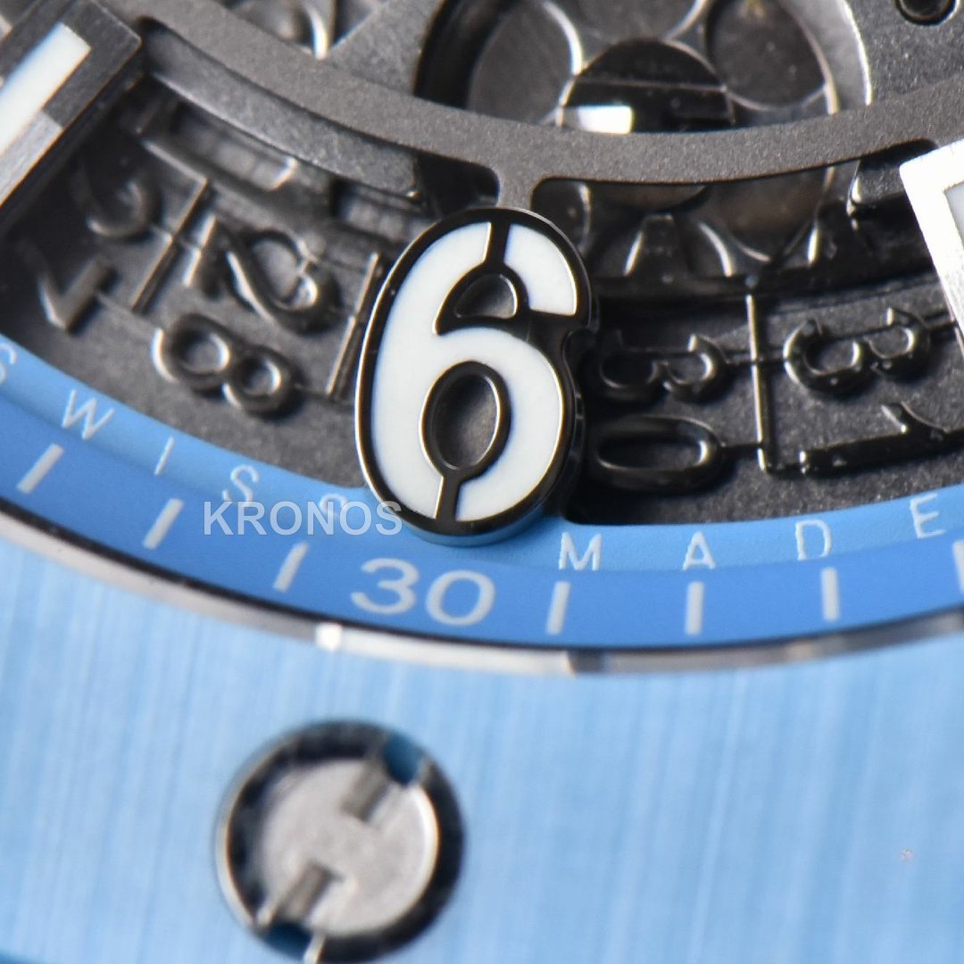 Big Bang Unico Blue Magic Ceramic 44mm Skeleton Dial Blue - Authentic Movement