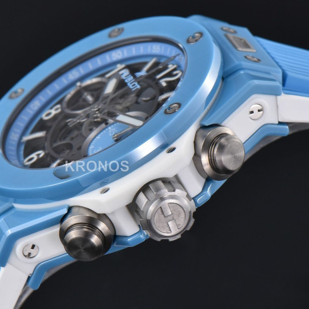 Big Bang Unico Blue Magic Ceramic 44mm Skeleton Dial Blue - Authentic Movement