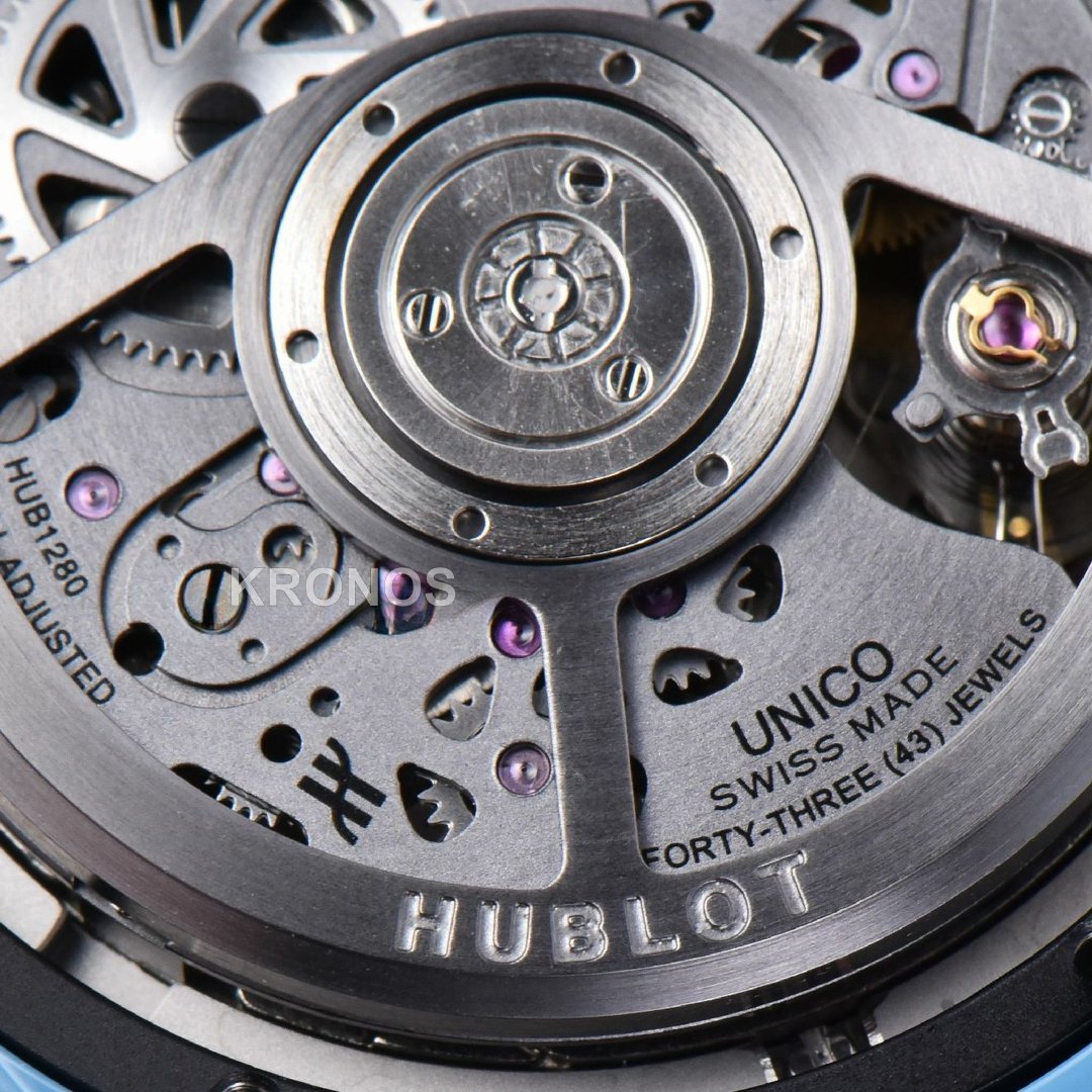 Big Bang Unico Blue Magic Ceramic 44mm Skeleton Dial Blue - Authentic Movement