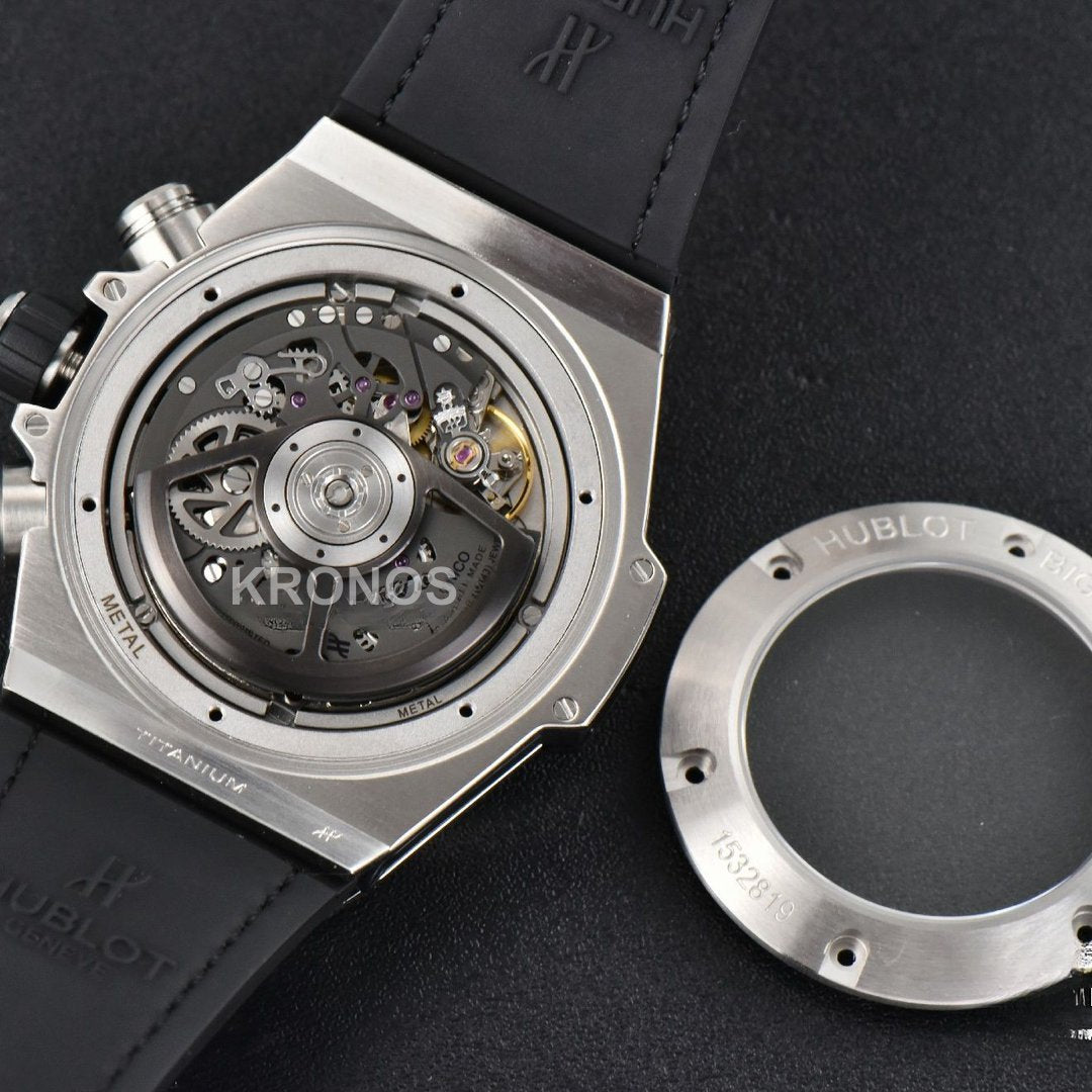 Big Bang Unico Rainbow King Diamond 45mm Skeleton Rainbow Gummy Strap - Authentic Movement