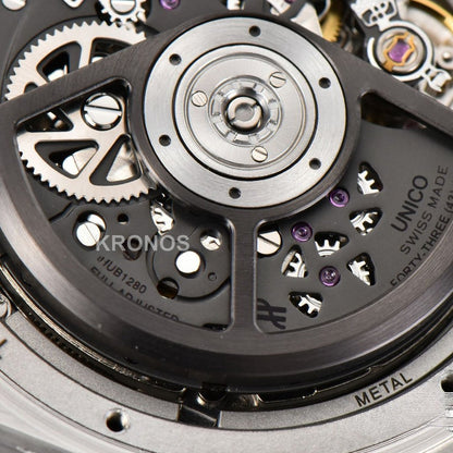 Big Bang Unico Rainbow King Diamond 45mm Skeleton Rainbow Gummy Strap - Authentic Movement