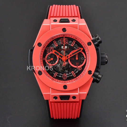 Big Bang Unico Red Magic 44mm Ceramic Skeleton Dial Red - Authentic Movement