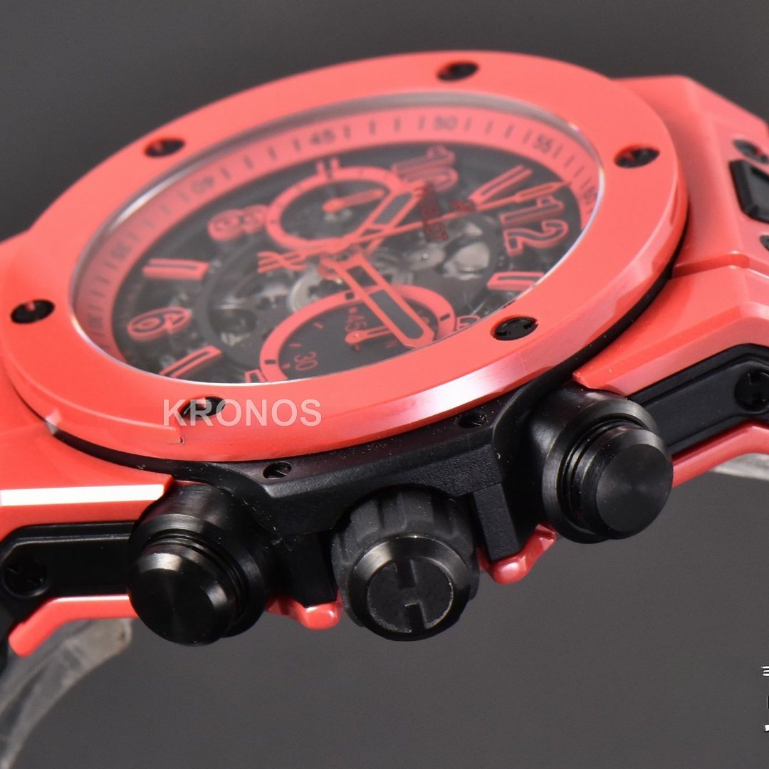 Big Bang Unico Red Magic 44mm Ceramic Skeleton Dial Red - Authentic Movement