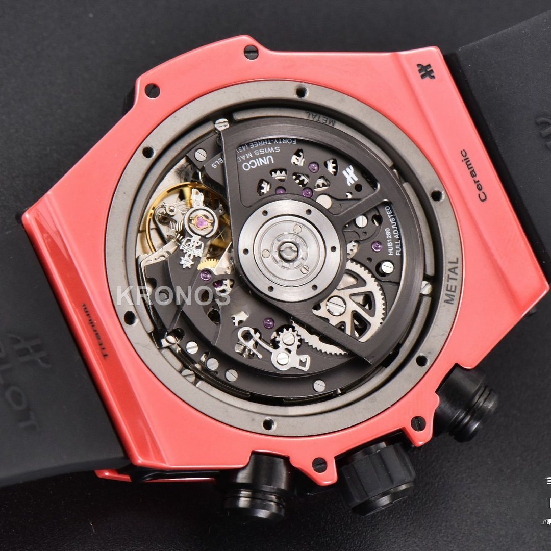 Big Bang Unico Red Magic 44mm Ceramic Skeleton Dial Red - Authentic Movement