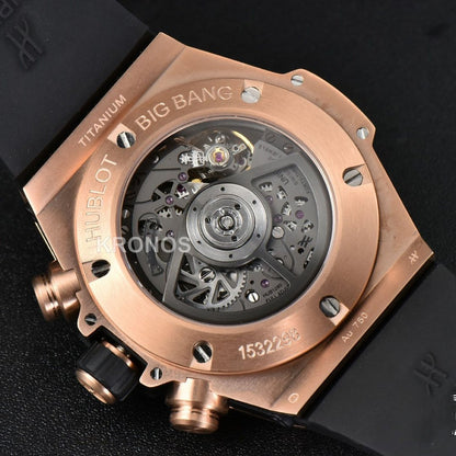 Big Bang Unico 45mm Skeleton Dial Ceramic Black A1280 - Authentic Movement