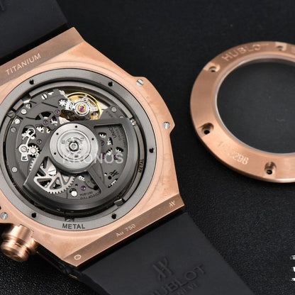 Big Bang Unico 45mm Skeleton Dial Ceramic Black A1280 - Authentic Movement