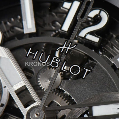 Big Bang Unico 45mm Skeleton Dial Ceramic Black - Authentic Movement