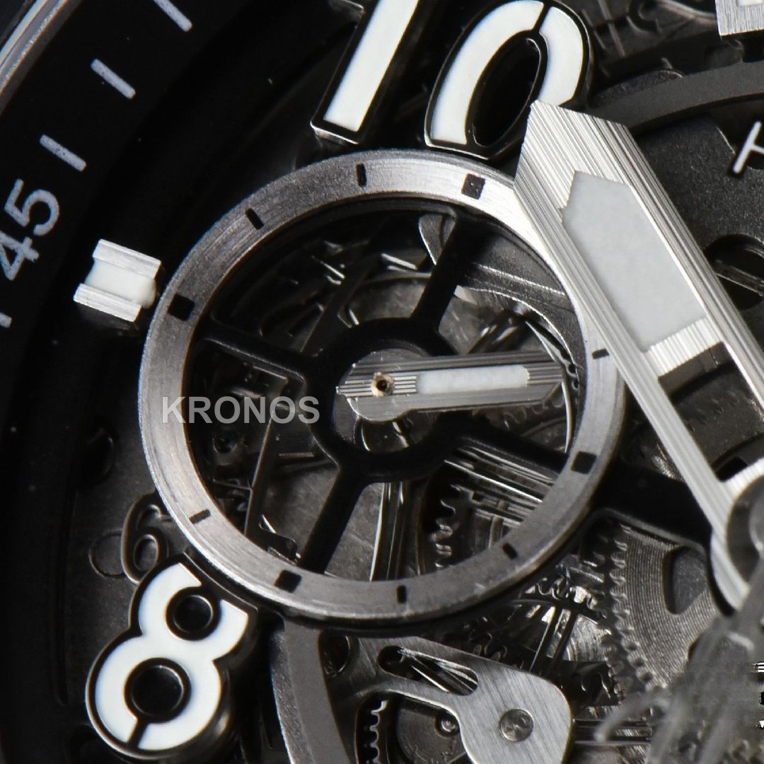 Big Bang Unico 45mm Skeleton Dial Ceramic Black - Authentic Movement