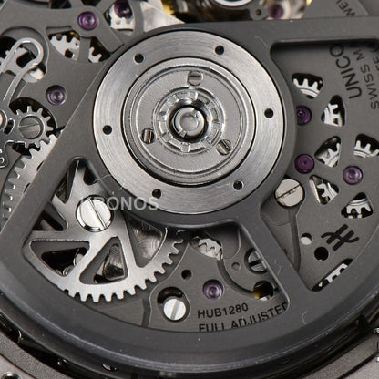 Big Bang Unico 45mm Skeleton Dial Ceramic Black - Authentic Movement