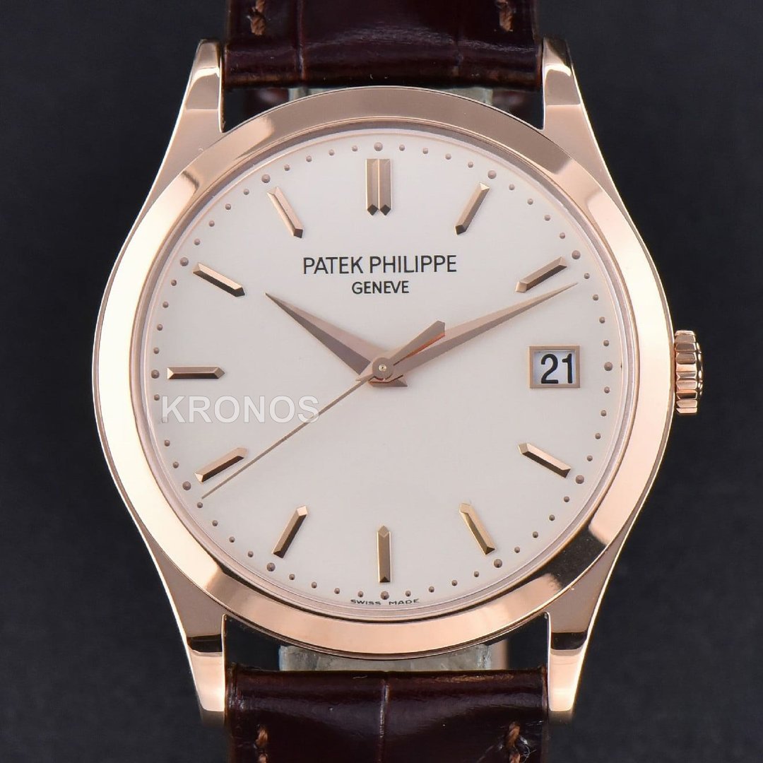 Calatrava 38mm Ivory Dial Brown - Authentic Movement