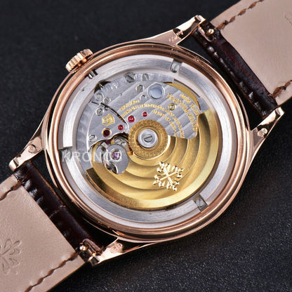 Calatrava 38mm Ivory Dial Brown - Authentic Movement