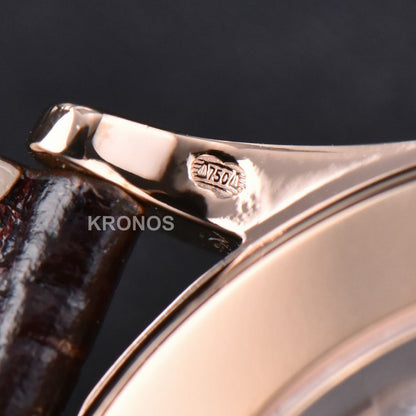 Calatrava 38mm Ivory Dial Brown - Authentic Movement