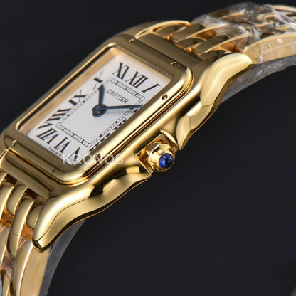 Panthère Secrete Ladies 27mm White Dial - Authentic Movement
