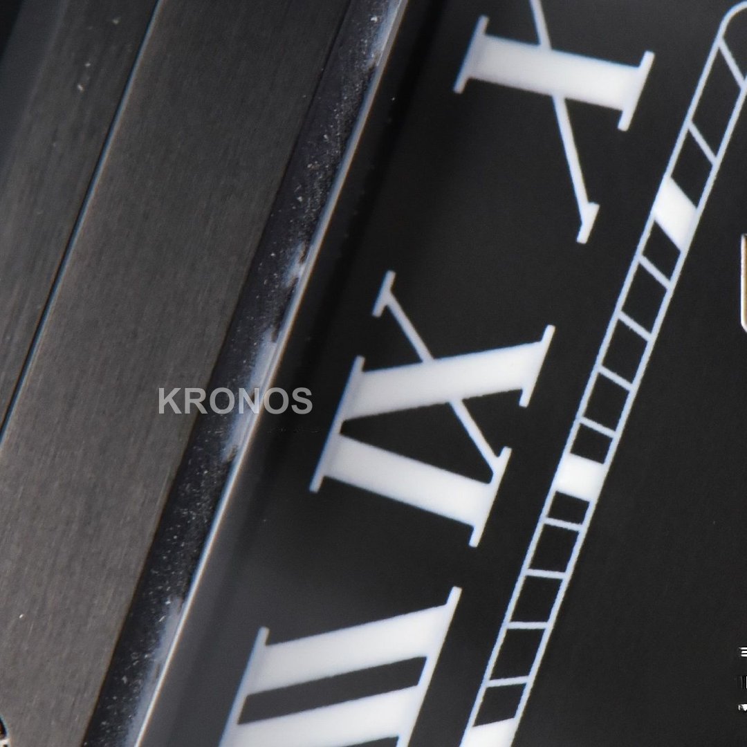 Santos Large 40mm Pvd Black Dial Black - Authentic Movement
