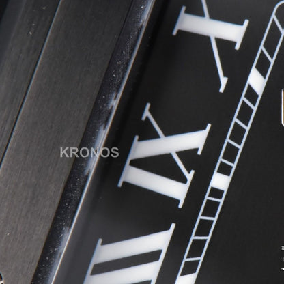 Santos Large 40mm Pvd Black Dial Black - Authentic Movement