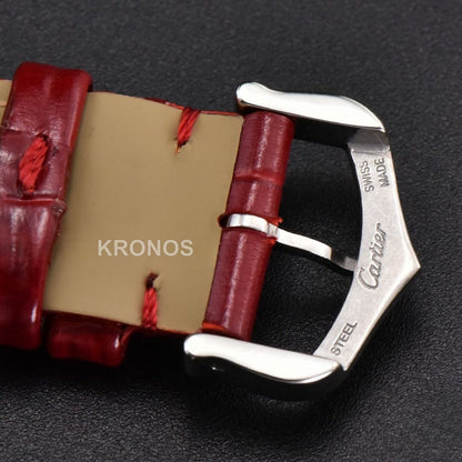 Tank Must Large 33.7×25.5mm Red Dial Red Quartz - Authentic Movement