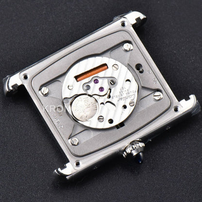 Tank Must Large 33.7×25.5mm Diamond Green Dial Green Quartz - Authentic Movement