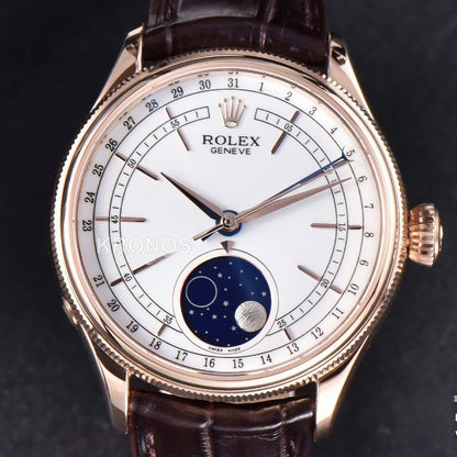 Cellini 40mm Moonphase White Dial Kzf Asia - Authentic Movement