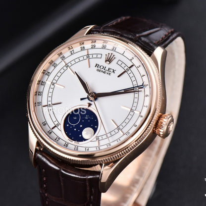 Cellini 40mm Moonphase White Dial Kzf Asia - Authentic Movement