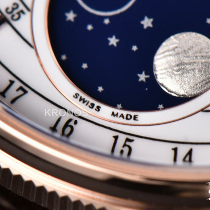 Cellini 40mm Moonphase White Dial Kzf Asia - Authentic Movement