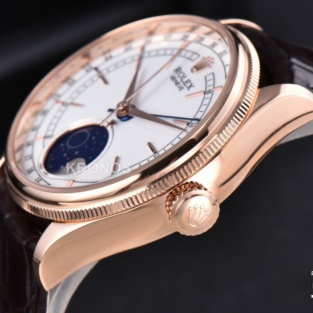 Cellini 40mm Moonphase White Dial Kzf Asia - Authentic Movement