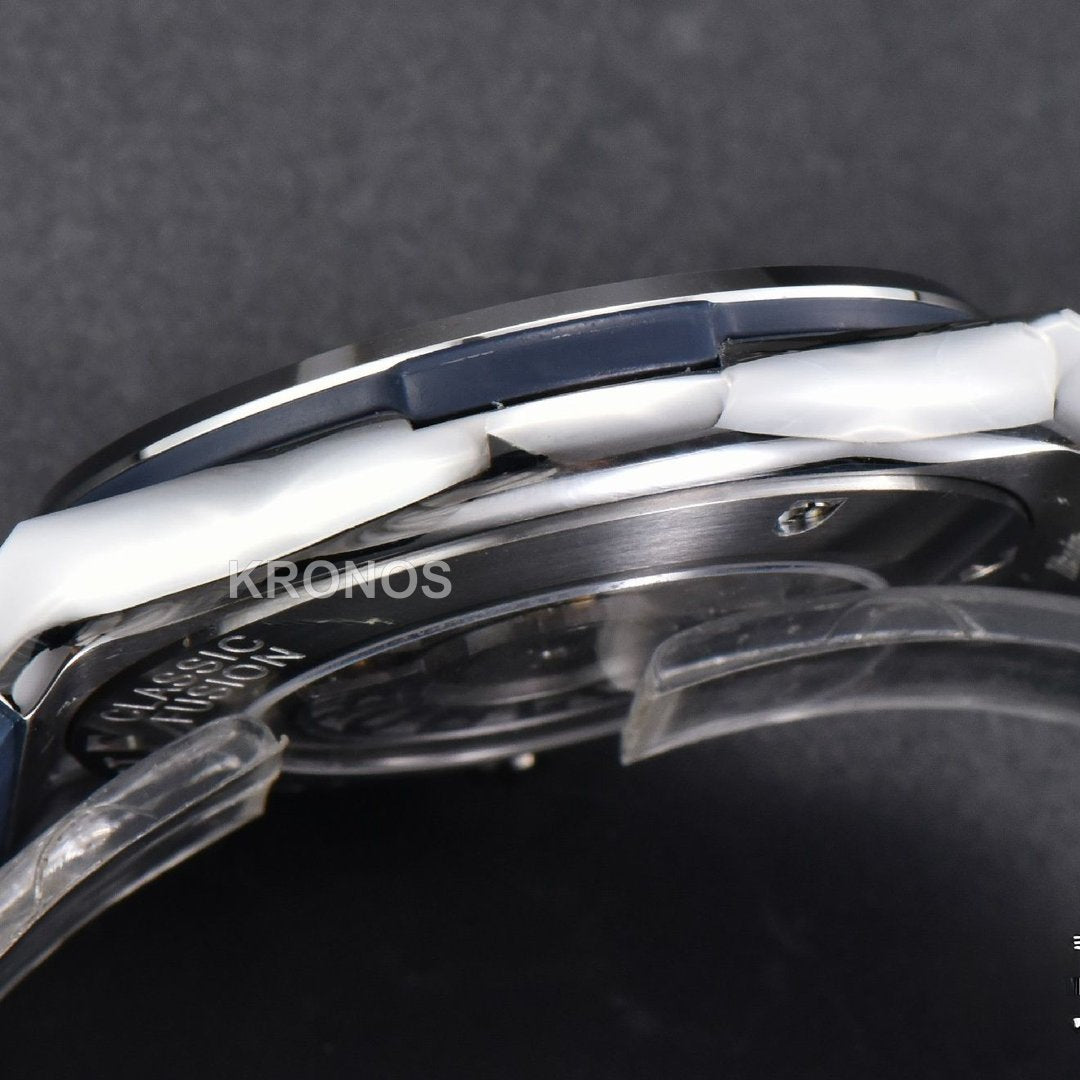 Classic Fusion 42mm Jj+f Blue Dial Blue - Authentic Movement