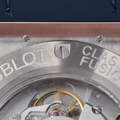 Classic Fusion 42mm Jj+f Blue Dial Blue - Authentic Movement
