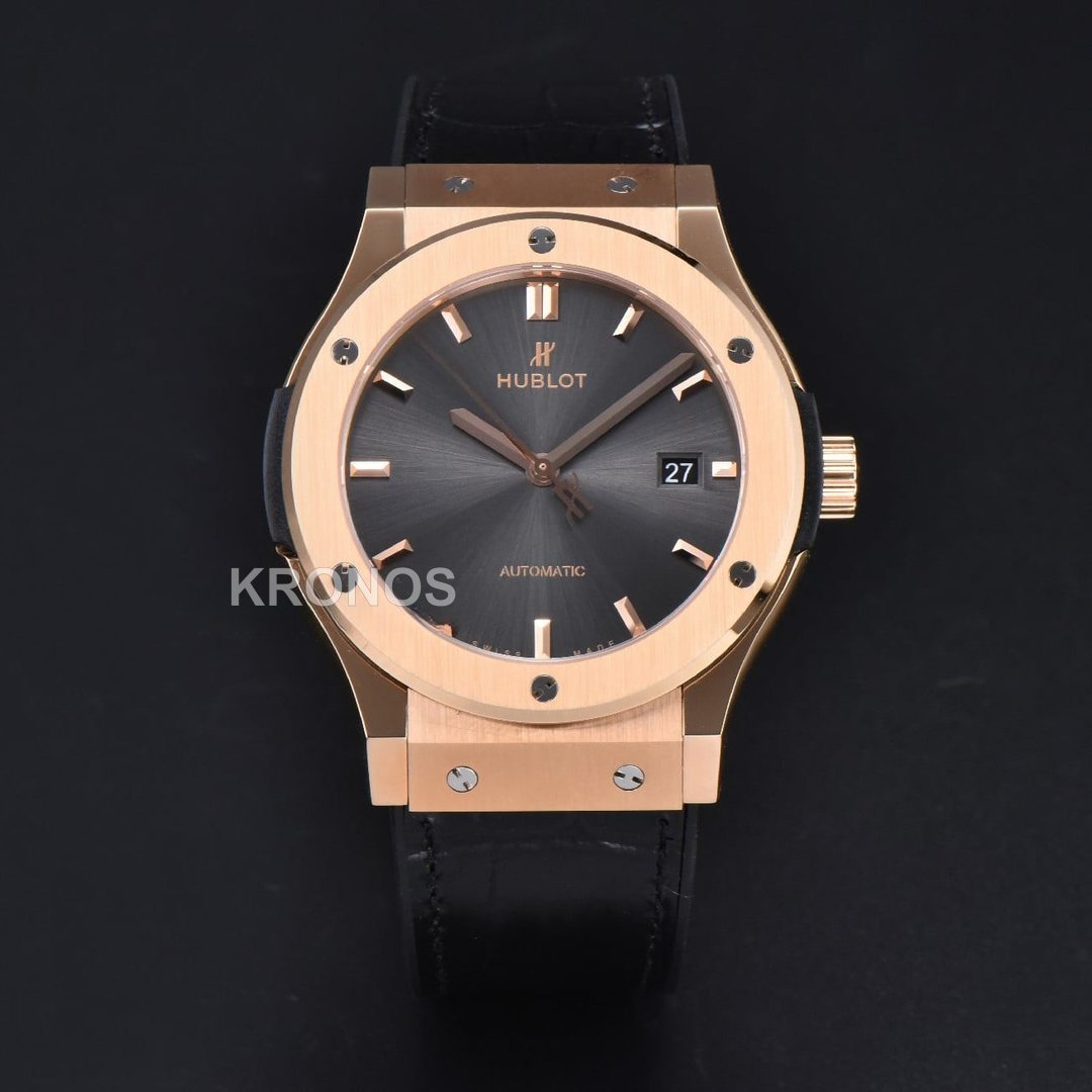 Classic Fusion 42mm Jj+f Gray Dial Black - Authentic Movement