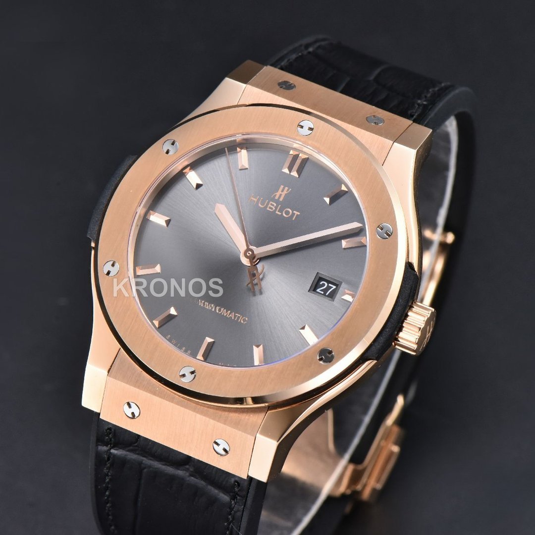 Classic Fusion 42mm Jj+f Gray Dial Black - Authentic Movement